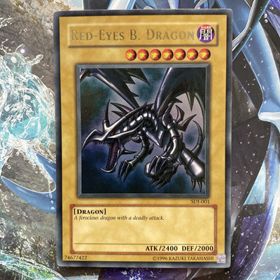 Yu-Gi-Oh! TCG Red-Eyes Black Dragon SDJ-001 Holo Unlimited-image