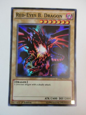 Yugioh! Red-Eyes B. Dragon - DPBC-EN021 - Super Rare - 1st Edition LP-image