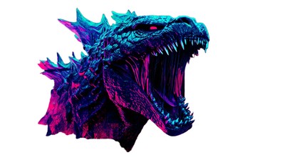 Godzilla Grunge Poster Vinyl Car Decal Sticker – Waterproof & UV-Resistant-image
