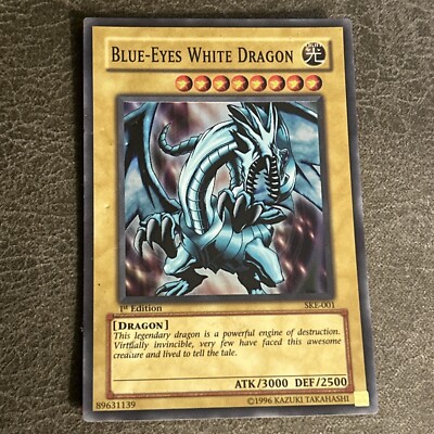 Yugioh Card Set Kaiba Evolution 1st Edition SKE-001 Blue Eyes White Dragon-image