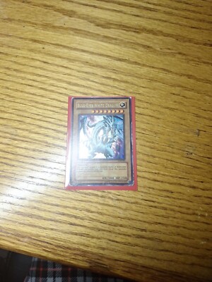 Yugioh! Blue Eyes White Dragon Ultra Rare LOB-001-image