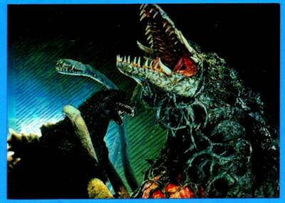 1996 Godzilla Chromium JPP Amada Paralell Holographic Sticker (nr-mt) b-image