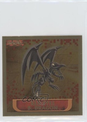 2002 Topps Yu-Gi-Oh! Sticker Collection Gold Foil Red-Eyes Black Dragon B 06st-image