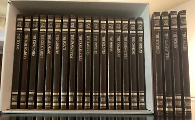 Time-Life Books, The Old West,  Series 21 Volume Set. Faux Leather Bound.-image