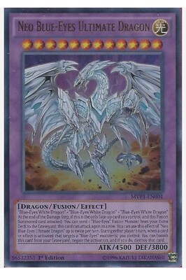 Neo Blue-Eyes Ultimate Dragon MVP1-EN001 The Yu-Gi-Oh! The Dark Side of...-image