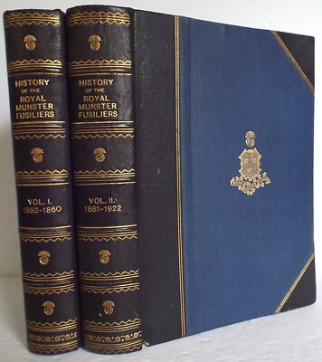 History of the Royal Munster Fusiliers. 2 Vol set, Deluxe, numbered Ltd edition-image