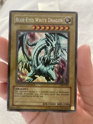 Yu-Gi-Oh! Yugioh Card D Blue-Eyes White Dragon Limited Edition BPT-003 -image