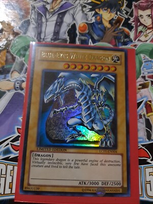 Yugioh Blue-Eyes White Dragon 1996 Limited  Legendary Collection Ultra Rare MINT-image