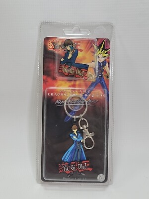 Yugioh ! Collectible Trading Pin & Key Tag Chain Red Eyes Black Dragon 2002-image