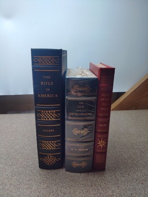 The Rifle In America-Sharpe & Guns Of The Old West-Chapel. 3 Book Set NRA pistol-image