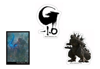 Godzilla- 3 Godzilla series stickers-Within2.3╳2.3inch- Made in Japan-from Japan-image