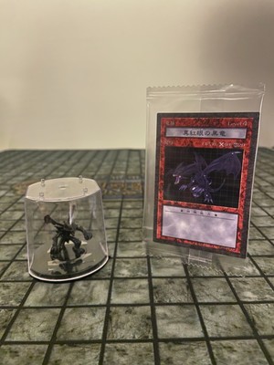 Yugioh Dungeon Dice Monsters DDM Red-Eyes Black Dragon W/ Original Card-image