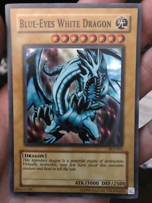 Blue-Eyes White Dragon LOB-001 The Legend of Blue Eyes White Dragon 1st Edition-image