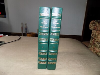 Philippic Orations of Demosthenes 2 Vol Set Gryphon 1998 1/2 Leather-image