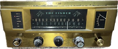 Fisher 500 Mono Tube Receiver Serviced & Works/Sounds Excellent! (Watch Video)-image