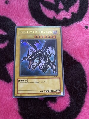 Red Eyes Black Dragon Yugioh Card-image