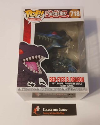 Funko Pop! Animation 718 Yu-Gi-Oh Red Eyes Black Dragon Pop Vinyl Figure YuGiOh-image