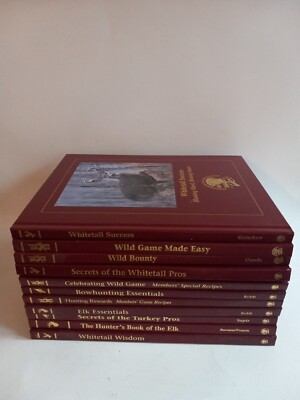 North American Hunting Club Hardcover Book Set 11 Volumes Wild Bounty Whitetail-image