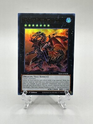 🔥Yugioh TCG-Red-Eyes Flare Metal Dragon-RA01-EN038-Ultra Rare-1st Ed-M/NM🔥-image