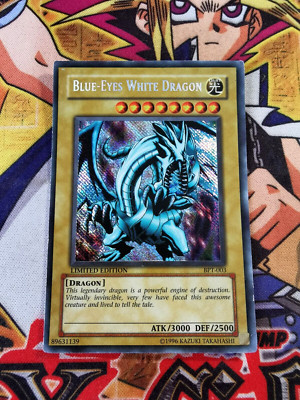Blue-Eyes White Dragon bpt-003 Ltd Ed (HP) *REVERSE SECRET RARE* Yu-Gi-Oh!-image