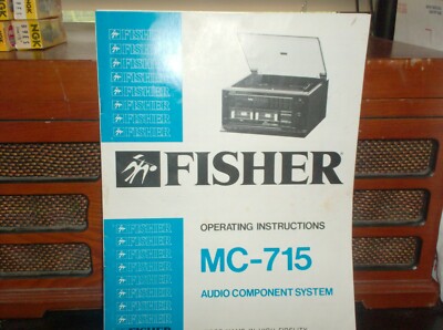 1985  Fisher MC-715 Audio Component System Manual Operating Instructions-image