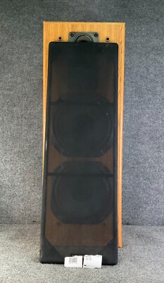 Fisher 3-Way Tower Speaker 🔊 Floor Standing Home Audio Wood Grain Cabinet-image