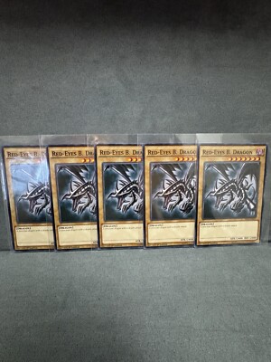 Red Eyes Black Dragon MIL1-EN027 LOT OF 5-image