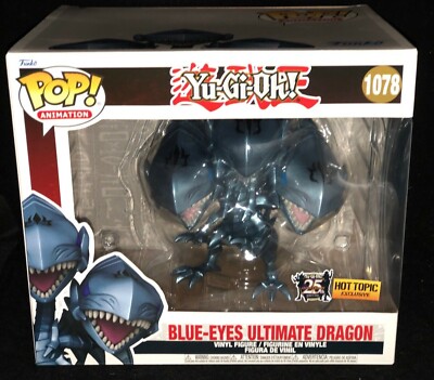 FUNKO POP! ANIMATION YU-GI-OH! BLUE EYES ULTIMATE DRAGON EXCLUSIVE NEW IN HAND-image