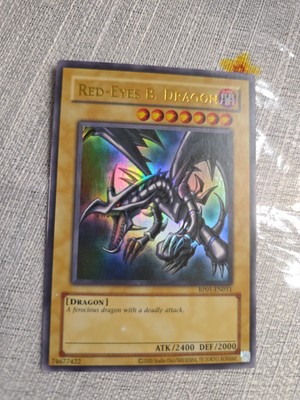 Yugioh! Red-Eyes Black Dragon RP01-EN011 Ultra Rare Retro Pack 1 2024 Reprint -image