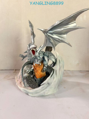 YU-GI-OH! Blue-Eyes White Dragon PVC Statue Anime Monster Model Collectible 38cm-image