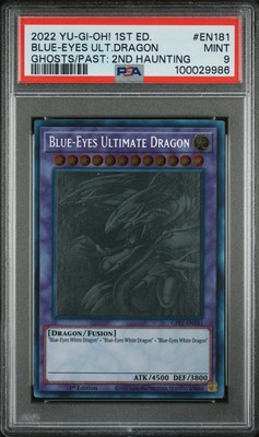 2022 Yu-Gi-Oh Ghosts from the Past: 2nd Haunting Blue-Eyes Ultimate Dragon PSA 9-image