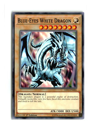 BLUE-EYES WHITE DRAGON LED3-EN006 YUGIOH TCG LP-image