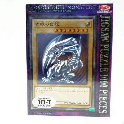 Jigsaw Puzzle Yu-Gi-Oh Duel Monsters Blue-Eyes White Dragon 1000Pieces 1000T-384-image