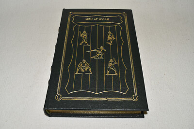 Easton Press MEN AT WORK CRAFT BASEBALL George F. Will 1ST ED 1996 LEATHER FINE!-image