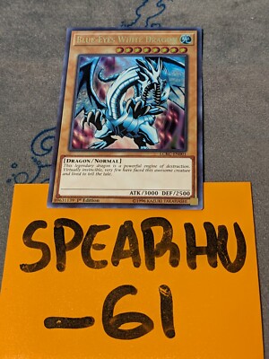 Yugioh- Blue-Eyes White Dragon (Ver. 1) (Ultra Rare) (Unlimited)- LCKC-EN001 (P)-image