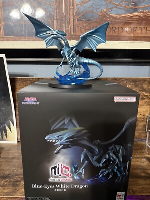 Yu-Gi-Oh Megahouse Monsters Chronicle Blue Eyes White Dragon Figure Bandai-image