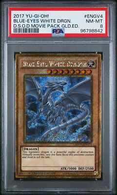 2017 #ENGV4 BLUE-EYES WHITE DRAGON PSA 8-image