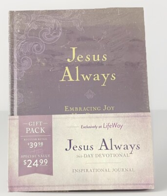 Gift Pack Jesus Always Set With Journal & Devotional- Sarah Young NEW SEALED-image