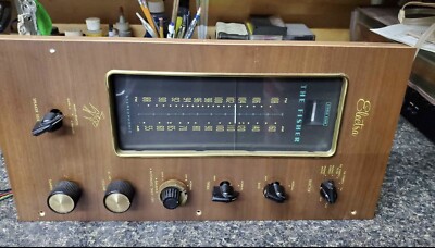 Fisher Electra Console Pull 480a Tube Amplifier And 490t Preamp-image