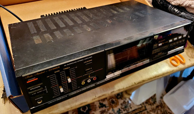 Vintage Fisher Integrated Stereo Amplifier Receiver CAV-875 Video Amp Japan Made-image