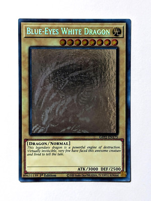 YuGiOh! Blue-Eyes White Dragon (GHOST RARE) GFP2-EN175 LP 1st Edition-image