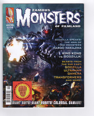 FAMOUS MONSTERS OF FILMLAND #256 NM 2011 W/STICKER GODZILLA KAIJU HARUO NAKAJIMA-image