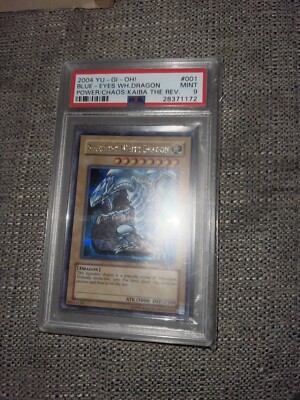 Yugioh - Blue-Eyes White Dragon PCK-001 Secret Rare PSA 9 MINT-image