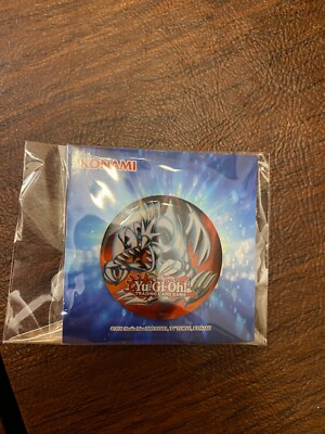 NYCC New York Comic Con 2024 Yu-Gi-Oh Enamel Pin Blue Eyes White Dragon Konami-image