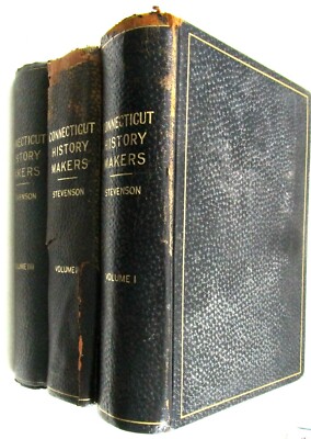 1929-1938 Three Volume Set of Connecticut History Makers, Photographs, 1st Ed.-image