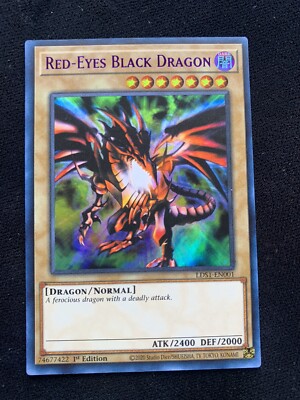 Yu-Gi-Oh! TCG Red-Eyes Black Dragon (Blue) Legendary Duelists: Season 1...-image