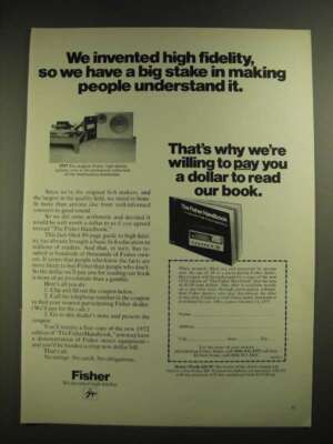 1971 Fisher Hi-Fi Systems Ad - We Invented High Fidelity-image