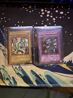 Blue-Eyes White Dragon BPT-003 + Blue-Eyes Ultimate Dragon JMP-EN005 Secret Rare-image