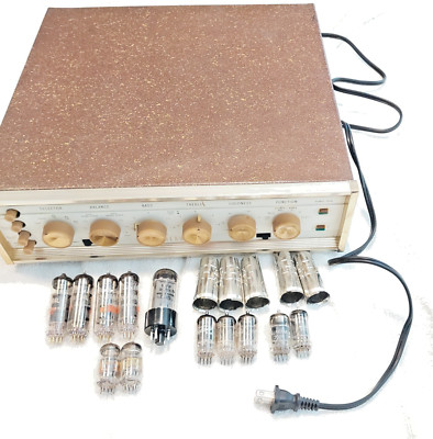 Clean Fresh RESTORE SHERWOOD S-5000 Stereo Tube Int. Amp (Vtg. US/EU Tubes)-image