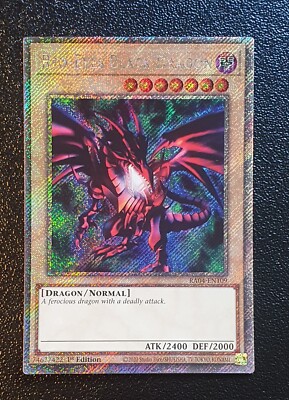 Yugioh 1 Quarter Century Stampede RA04 Platinum Secret Rare MINT-image